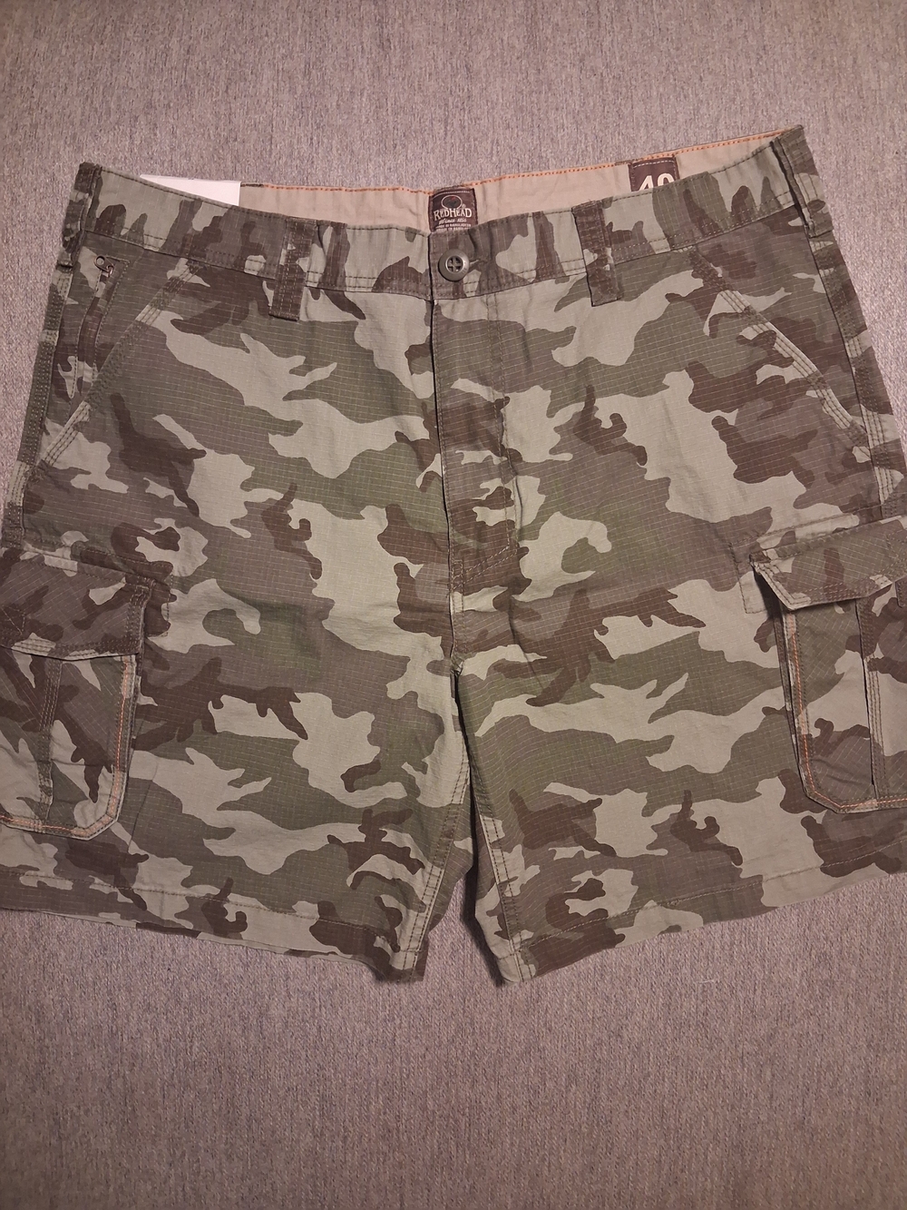 RedHead Men's Camouflage Cargo Shorts - Olive/Camo